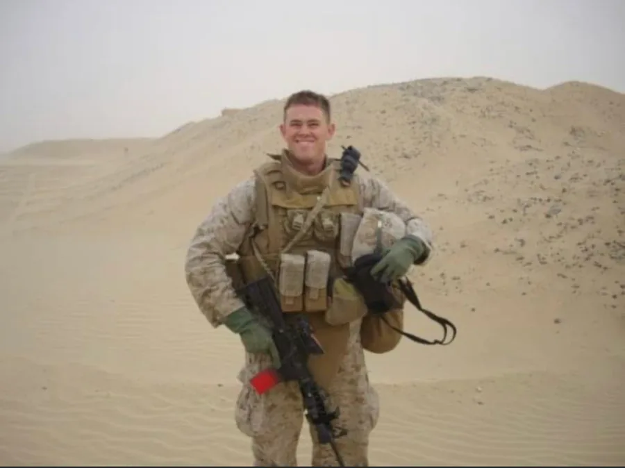 A Marine in the field