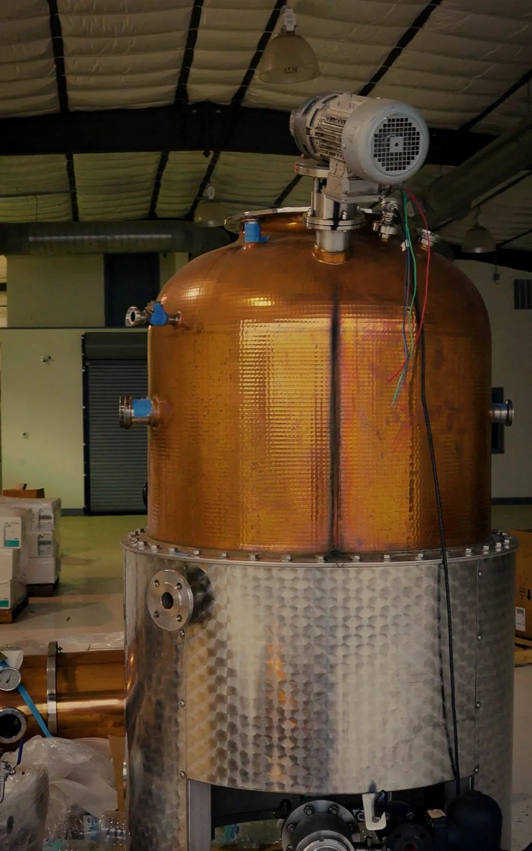 A copper still