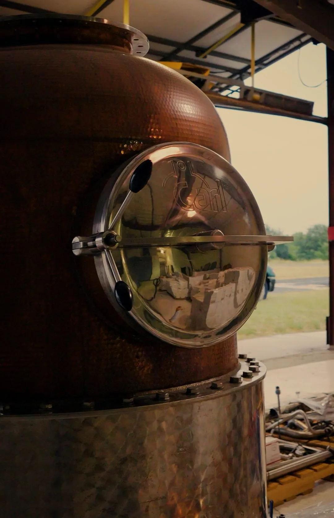 A copper still